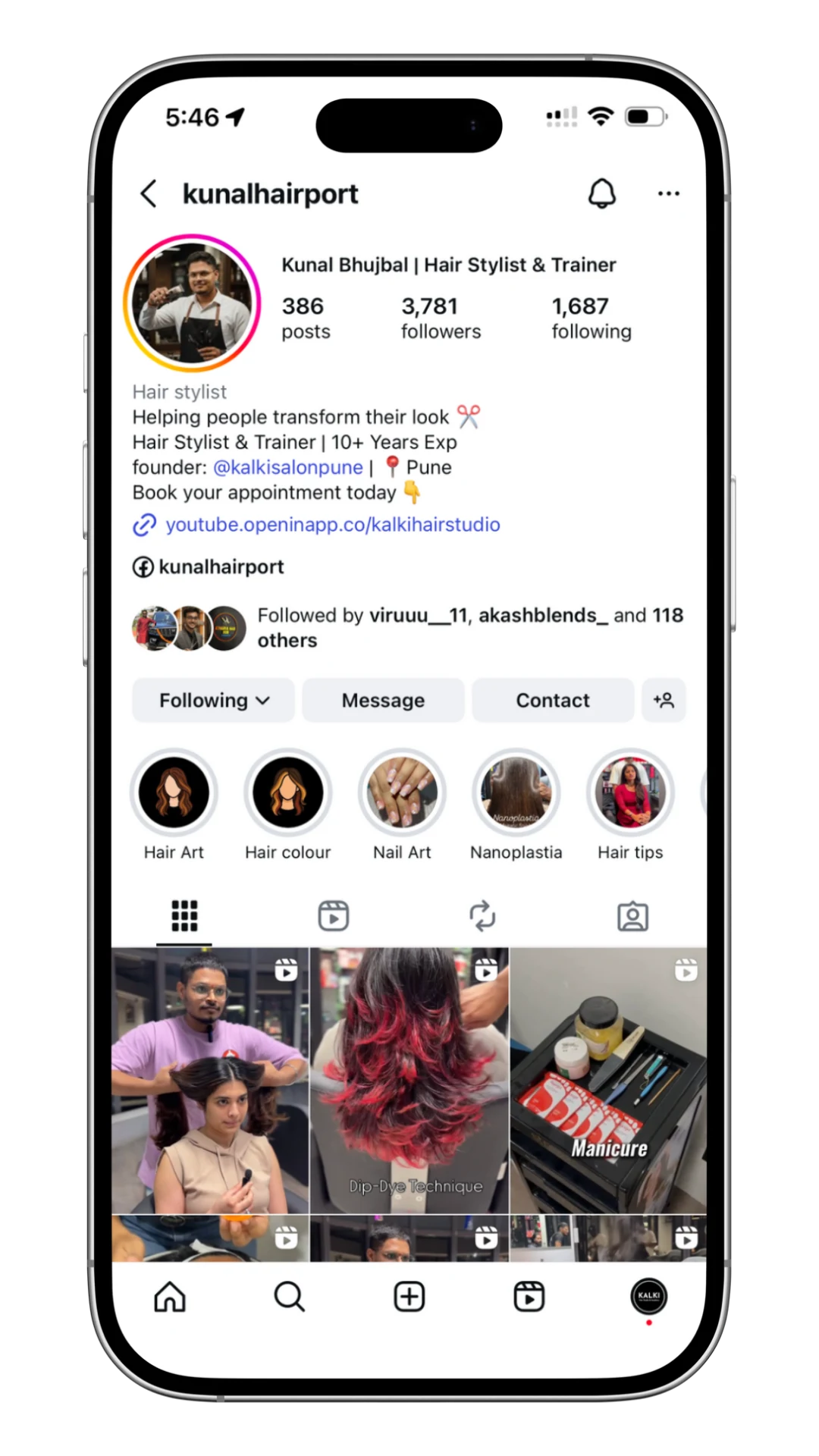 Kunal Instagram Handle